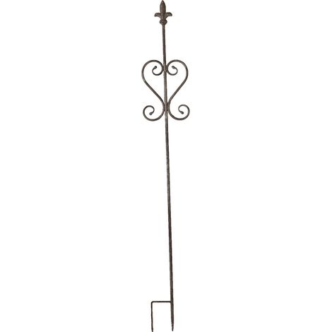 Tuteur jardin romantique fer 17x121cm