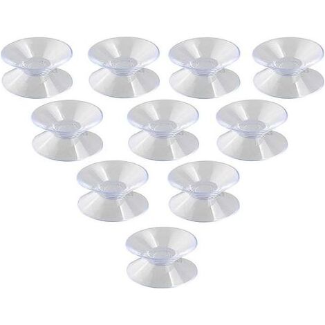 Doppelseitiger Saugnapf – 30 mm Durchmesser – Für Glas und nicht poröse Oberflächen – 10er-Packung (1/5)
