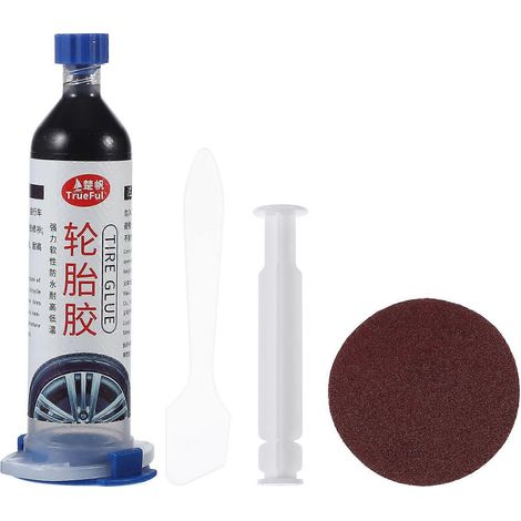 30 ml Spezialkleber zur Reparatur von Autoreifen, Motorradreifen und Reifenrissen – Starker Reifenreparaturkleber-12X5X4CM (1/3)