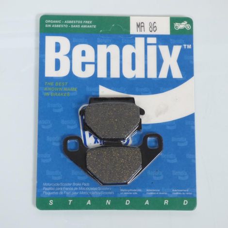 Plaquette de frein arrière Bendix MA86 pour moto Kawasaki 500 GPZ (1/2)