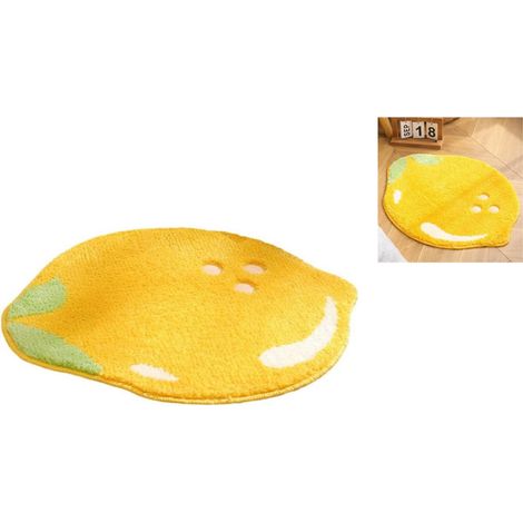 Tapis de bain, 40 x 60 cm, ultra doux, lavable en machine et confortable, avec motif ludique, idéal pour décorer la salle de bain (1/4)