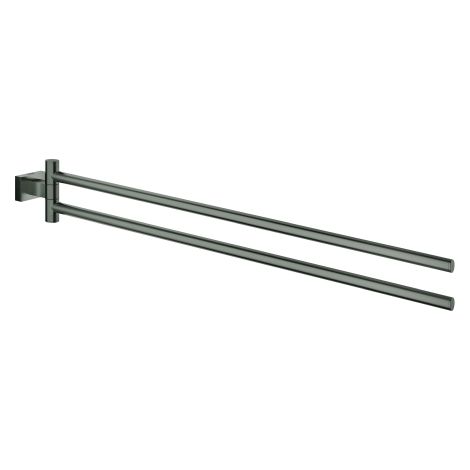 GROHE 40624AL1 Handtuchhalter Essentials Cube 406241 2-armig 439mm hard graphite geb. (1/4)