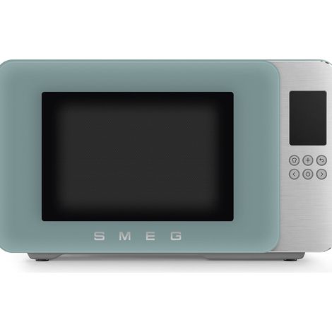 Smeg MOC01EGMEU. Posizionamento dell'apparecchio: Superficie piana, Tipo di prodotto: Microonde con grill, Capacità interna: 29 L, Potenza Microonde: 900 W, Display incorporato, Tipo di display: LC... (1/4)