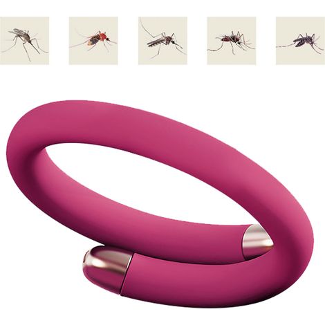 Bracelet anti-insectes pour enfants avec bâtons d'huiles essentielles  Silicone doux et ajustable  Type 3  3 bâtons remplaçables (1/5)
