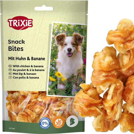 Premios para perros con pollo y plátano Trixie PREMIO 100 g