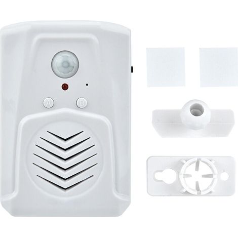 Alarme de détecteur de mouvement alimentée par USB/batterie lecteur audio MP3 sonnette à induction infrarouge (1/4)
