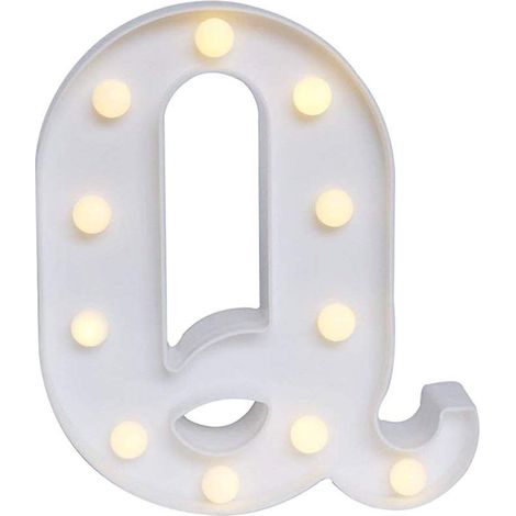 LED-Buchstaben, Zahlen, Symbole, Herzchen und Liebesbotschaften – Nachtlicht – Für Zuhause, Partys, Bars, Hochzeiten – 38-teilig (1/3)
