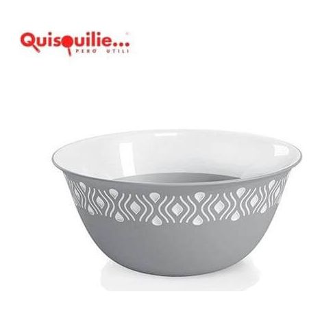 Tosca , Bol - Saladier Gris Cm 23 Pour Nourriture Qualité Extra Made In Italy