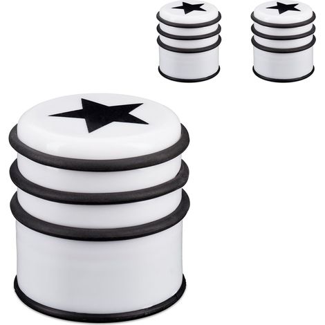Set mit 3 turstoppern mit sternmotiv