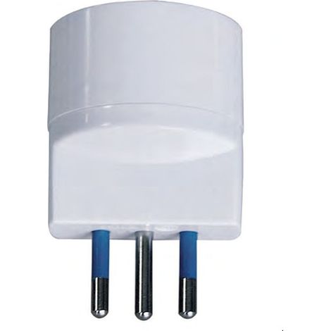 Adattatore Spina Schuko S11 Presa P30 Imq Bianco (Ecova Cod. 33031)