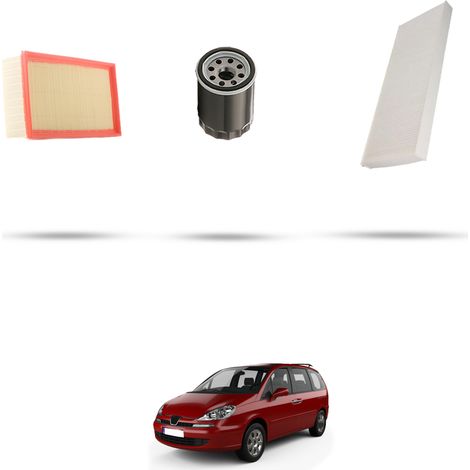 Kit tagliando 3 filtri compatibile con Peugeot 807 3.0 V6 150kw dal 2002 (1/5)