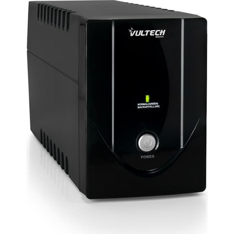 Vultech UPS800VA-LITE Unterbrechungsfreie Stromversorgung (USV) Line-Interaktiv 0,8 kVA 440 W 2 AC-Ausgänge