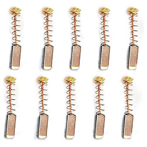 Lot de 10 balais de charbon pour perceuse 3 x 4 x 11 mm (1/2)