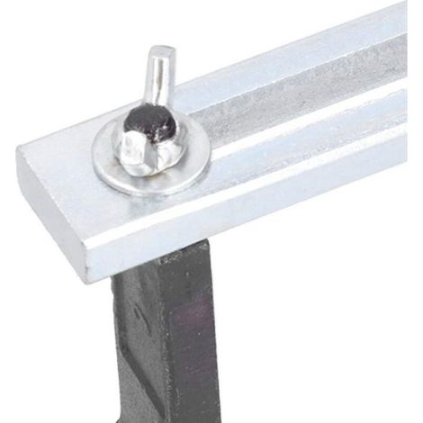 Raclette - Tête Triangulaire Réglable - Pour Nettoyage de Coins et Plans - Matériau ABS - 1 Pièce