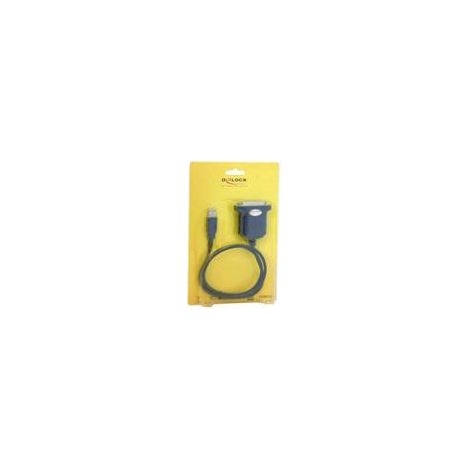 DeLOCK USB Adapter Kabel USB1.1 - D-Sub25 parallel St/Bu (61330)