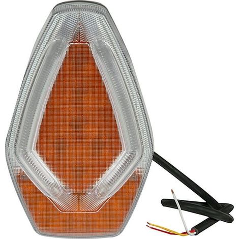 Luz de intermitencia y galib贸 LED'frontal 12 V 谩mbar / blanca atornillable UNIVERSAL L261631 (1/5)