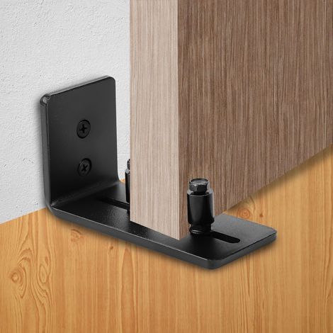 Filiyano-Roulette de guidage pour porte coulissante de grange, guide de porte réglable sans fibre de carbone avec bande adhésive pour portes (1/5)