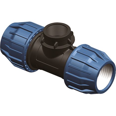 Raccordo a T in PP 20x1/2" per tubi dell'acqua PE PN16 BAR