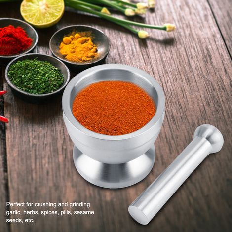 Broyeur multifonction en acier inoxydable 304, broyeur à ail, broyeur pour haricots, aliments et herbes (1/5)