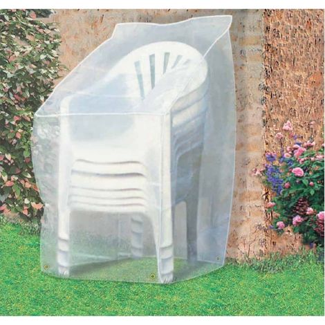 Capvert – Housse fauteuil de jardin – Protection intempéries – Polyéthylène – Dimensions 120x80x70 cm – Pour mobilier de jardin (1/2)