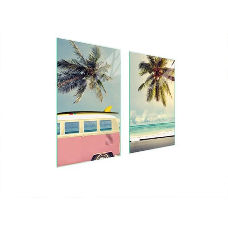PLAQUE DE PROTECTION EN VERRE POUR POÊLE 75x52 HOLIDAY (1/5)