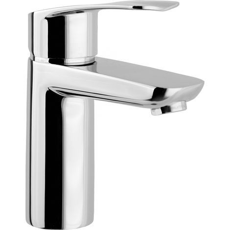 Grifo de Lavabo Monomando Cromado con Sistema S3 de Ahorro de Agua Serie New Fly (1/3)