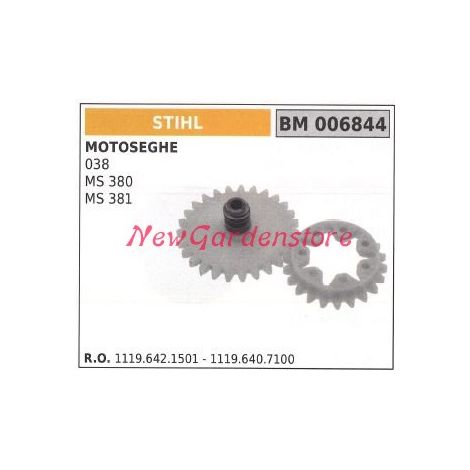 Endlosschraube Ölpumpe STIHL Kettensägenmotor 038 MS380 381 006844
