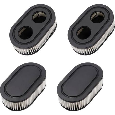 Ensemble de 4 filtres pour tondeuse à gazon, compatible avec les moteurs Briggs & Stratton 593260 798452 4247 5432 5432K 798339 7984 (1/5)