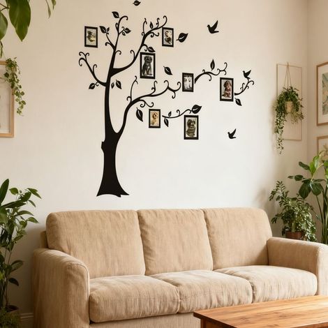 Sticker Muraux 3D Autocollants DIY Cadre de Photo Stickers Mural Arts Décorations pour Chambre, Salon, Chambr (1/5)