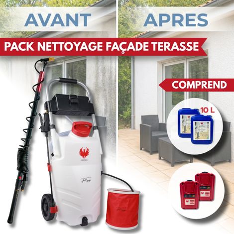 PRO SPRAYER EVO PHOENIX 2 BAT 5,10 OU 20L NET'PRO + perche télescopique EVO 5.4 m 10 L