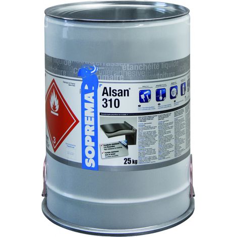 Résine PU pour l'étanchéité liquide non circulables - ALSAN® 310 RAL1014 - 25kg