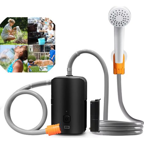 Pommeau de douche extérieur, douche de plein air, conception à double mode de sortie d'eau, outil d'arrosage, convient pour le lavage des animaux et des véhicules en extérieur (1/5)