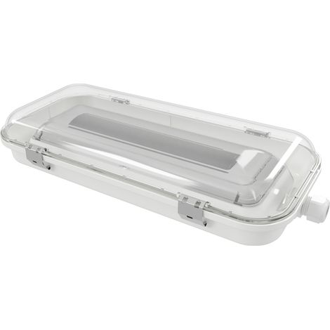 Wasserdichte Gehäusebox „Dunna“ IP66/IK10 36,8x16,5x6,8cm aus weißem selbstverlöschendem ABS