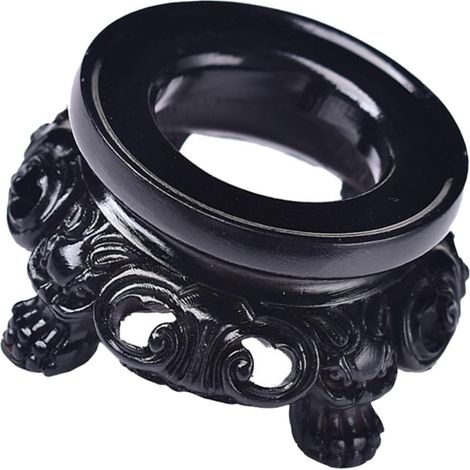 Support De Boule De Cristal Résine Présentoir De Style Rétro Décoration Pour Bureau Ou Maison