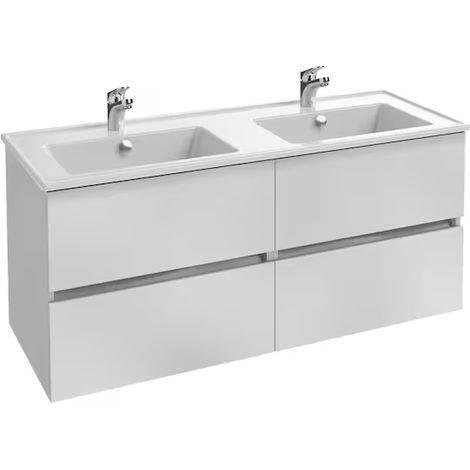 Meuble sous plan-vasque Tolbiac 120 cm 4 tiroirs suspendu blanc - JACOB DELAFON