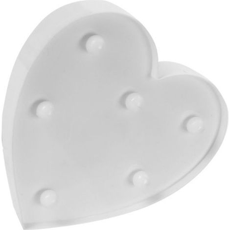 Lumière décorative Veilleuse Distinctive Forme de Coeur Lampe Décorative LED pour Proposition Fête Festival deco suspendre (1/5)