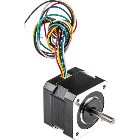 Moteur pas-à-pas RS PRO, 12 V, dia.de l'arbre 5mm ( Prix pour 1 ) (1/4)