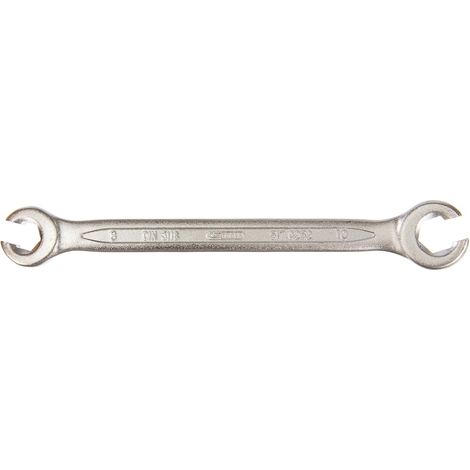 1 - Clé à tuyauter - Outil manuel - Acier trempé - Pour plomberie et automobile - Chromé - 8 x 10 mm (1/5)
