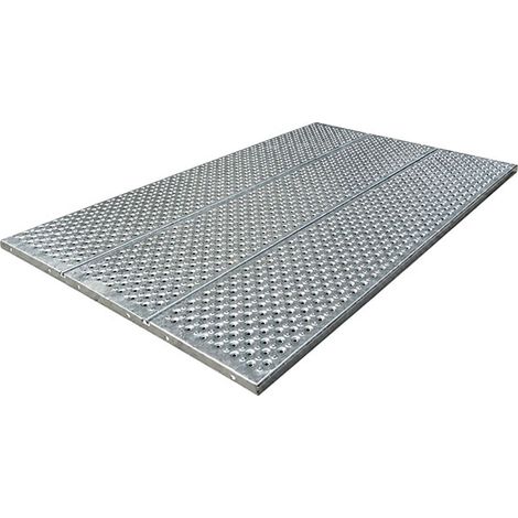 Pannello rettangolare - Acciaio zincato - Dimensioni 1.00 x 1,00 m - PR-TOLHUIT-1000 (1/5)