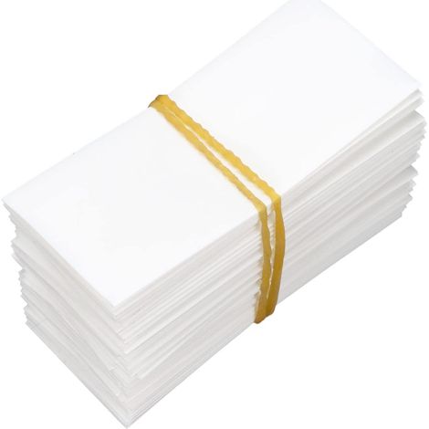 23mm Plat Largeur 53mm Batterie Manchons PVC Enveloppements Blanc (1/5)