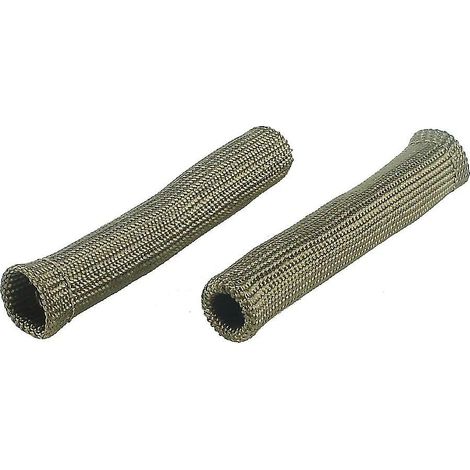 Compatible avec 2 pièces/lot de gaines isolantes thermiques pour câbles d'allumage de bougies d'allumage 1200 °C, protecteur thermique C