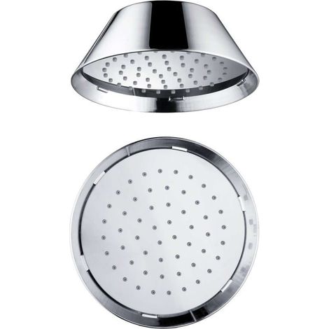 Douche de tête avec rebord, dia 200mm, chromé (1/5)
