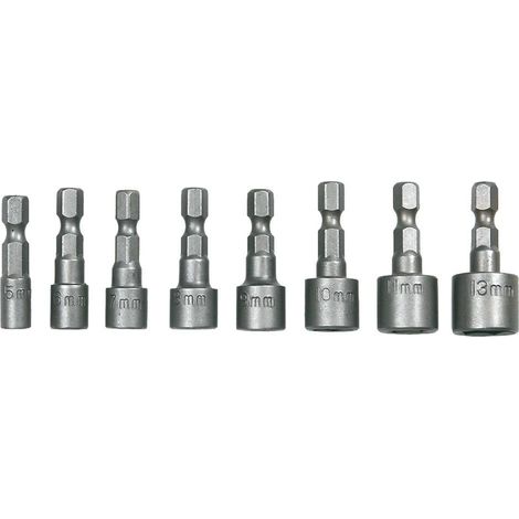 Llaves y dados graphite 56t569 acero CrV 8 piezas