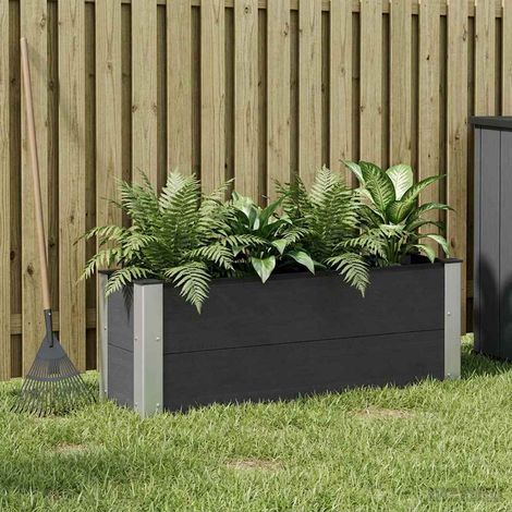 Teenpull – Hochbeet Schwarz 100 x 30 x 36 cm (1/5)