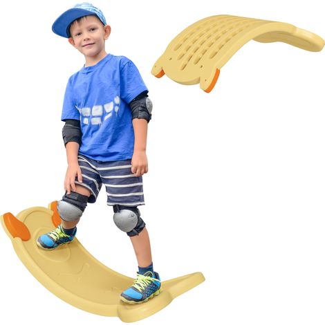 Balance Board for Kids Balance Training & Sensory Play-Yellow (1/5)