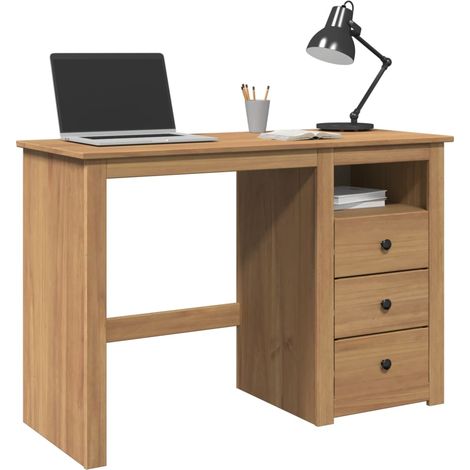 Escritorio Panama madera maciza de pino 112x45x75 cm