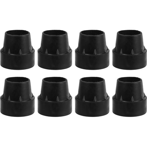 patas tubulares para trampolín de goma antideslizante con almohadillas amortiguadoras, puntas negras. Aptas para uso en interiores y exteriores. (1/5)