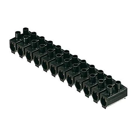 L'Ébénoïd morsetto di collegamento nero 12 terminali 25 mm²