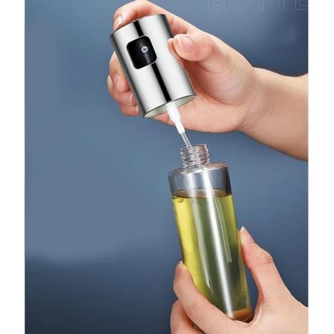 2Pcs 100 Ml Pulvérisateur d'huile Premium Pour Cuisine Et Friteuse D'air Spray Cuisine Anti Goutte, Huile En Verre Avec (1/4)