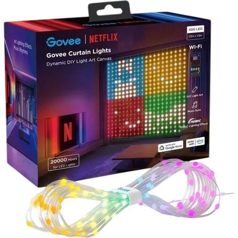 Govee H70BC Edição Netflix - Cortina LED Inteligente